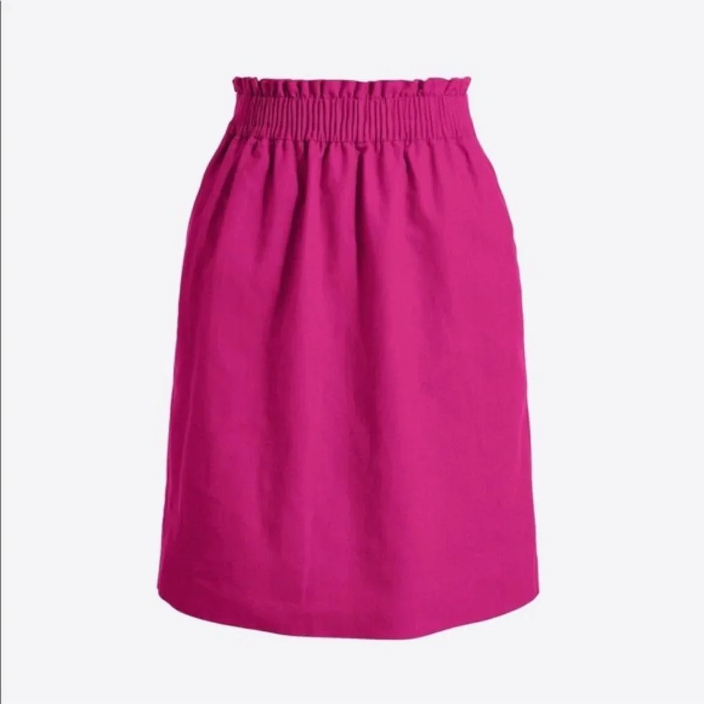J. Crew Hot Pink Sidewalk Skirt - Picture 1 of 9